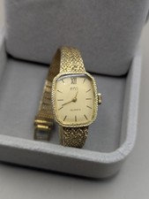 BWC swiss Made Damenuhr Goldfarben Vintage Quartz Klassisch Formel Style