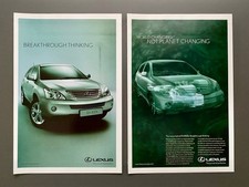 Lexus hybrid RX 400h SUV RX400 2005 Vintage Ad Werbung Reklame