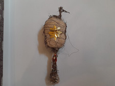 Antike Christbaumschmuck Watte Oblaten um 1900