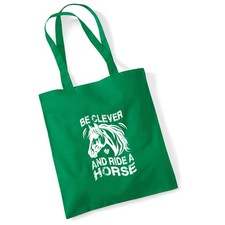 Jutebeutel ride a horse Pferd