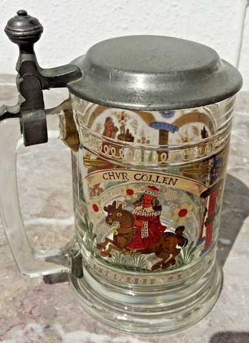 Wmf glas bierkrug mit alten - wmf, glas-bierkrug