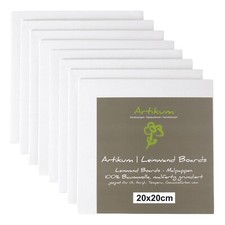 8x KÜNSTLER MALKARTON 20x20cm