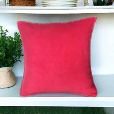 ZOEPPRITZ - Soft Fleece Kissenhülle in der Farbe Neon pink 50 x 50 cm