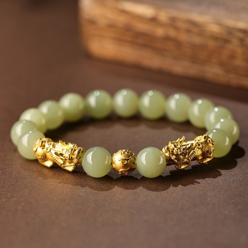 Golden für pixiu hetian jade - pixiu,
