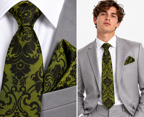 Herren krawatte einstecktuch - herren, &