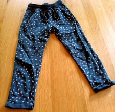 Mädchen Hose Gr.122 blau mit Schmetterlingmotiv "C&A" gebraucht