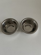 2 Futterschüsseln AniOne Edelstahl mit Gummiring je 200ml