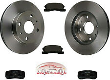 Daihatsu Sirion Cuore M1 M3 Set Bremsscheiben + Bremsbeläge VORNE