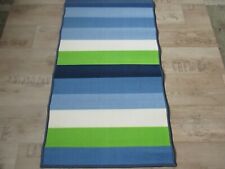 Teppichläufer gestreift 67 x 120 cm Läufer Küchen Rest Posten Teppich E244