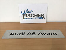 Original Kennzeicheneinleger Einlage Schild Kennzeichen Audi A6 Avant
