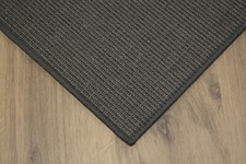 Sisal Teppich umkettelt