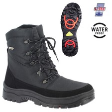 hive outdoor Herren Winterstiefel mit OC Spikesystem ausklappbar spikes schwarz