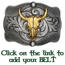 Buffalo Gürtelschnalle Biker