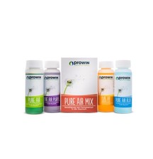 Prowin Pure Air 4x 100 Ml Pure Air, Purple, Green Tea, Blue für Airbowl Airpump