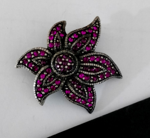 Brosche modeschmuck blume - brosche,