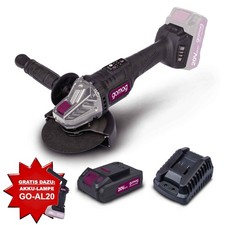 Gomag GO-WS125BL Akku-Winkelschleifer Brushless Softstart 125mm 20V inkl Zubehör