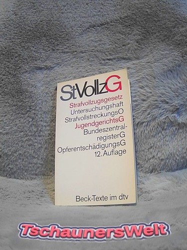 Strafvollzugsgesetz - ,