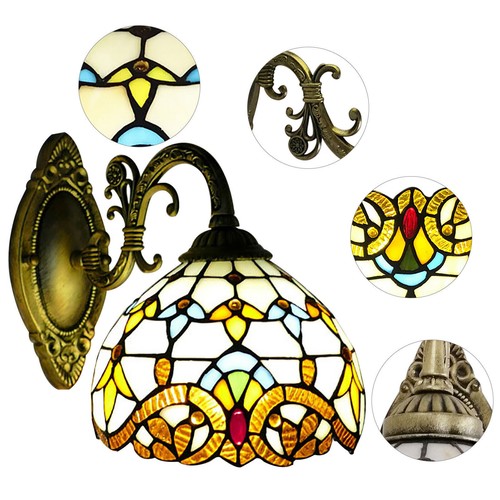 Antike tiffany stil wandlampe - stil,