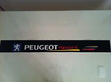 Aufkleber Sticker Streifen Sonnenschutz Peugeot Sport 106 Rallye 2 Schwarz