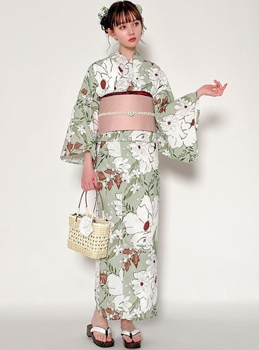 Grail blumenmuster yukata - grail,