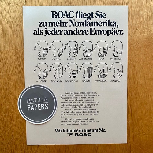 1972 boac nordamerika über - 1972,
