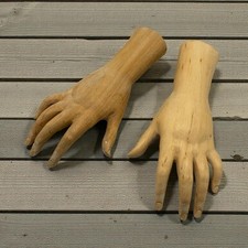 Paar Holz Hände Madonna