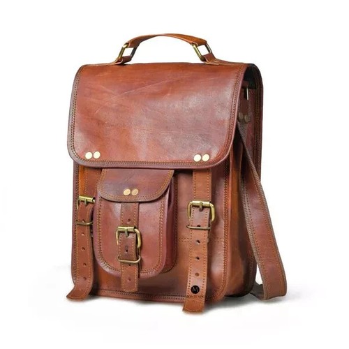 Ziegenleder tasche braun echt - tasche,