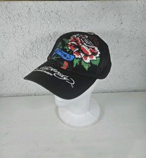 Don Ed Hardy By Christian Audiger Rose Cap Mütze Verstellbar Schwarz Snapback 