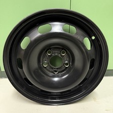 4 x VW Golf Stahlfelgen 6Jx15H2 ET38 5x100 1J0601027H Schwarz Original