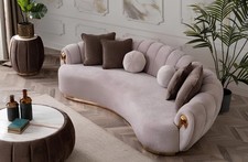 Luxus Sofa Big Couch Runde