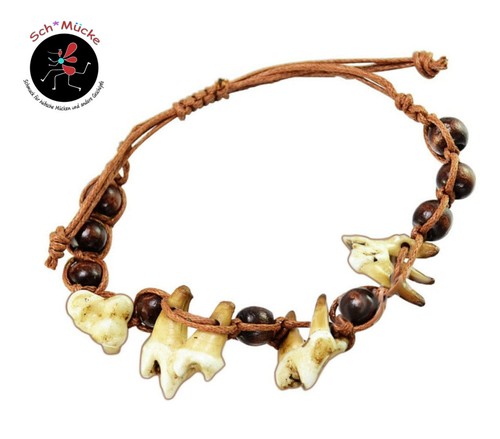 Armband wolfzähne männer - wolfzähne,