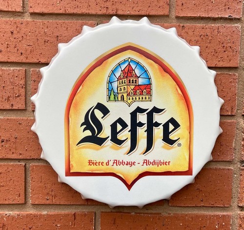 Leffe bier metall - leffe,