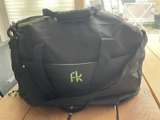 fk Sport Tasche schwarz neon-grün Reisetasche Weekender top Zustand! #JAN