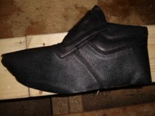 50 Paar schwarze Arbeitsschuh Schäfte, Leder, Schuhmacher, Schuster Gr. 47