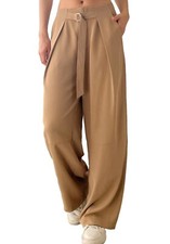 Damen Plissee Hose Mit