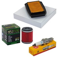 Wartung Luftfilter Ölfilter Zündkerze Set für Yamaha YZF-R 125 YZF-R125 2014-18