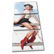 Vintage Girl Poster Sexy Retro