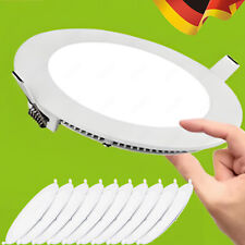 LED Panel Einbaustrahler Einbauleuchte Deckenleuchte Flach Rund Einbau Spot 230V