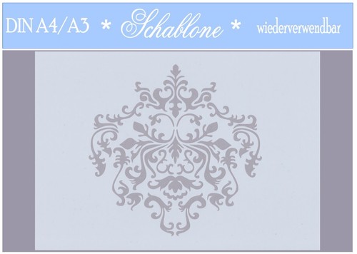 Schablone-Vintage-Shabby-A4-A3