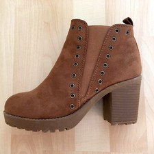 NEU Damen  Stiefeletten, Gr. 36, cognac. Ungetragen