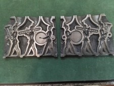 1 Zinngießform - 3 x große