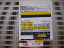 Wedico 515, "DECALSBOGEN NUMMERNSCHILDER", 1:16, gebraucht