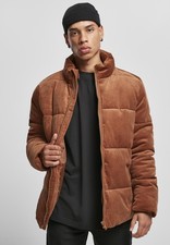 Boxy corduroy puffer jacket - corduroy,