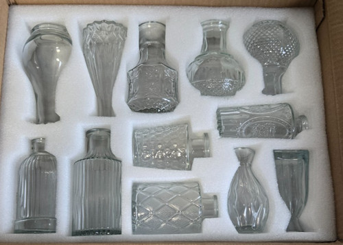 Mini glasvasen set 12 - mini,