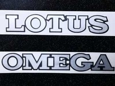 Lotus omega schriftzug - schriftzug, •