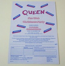 Queen 1988 Official Fan Club