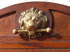 Löwenkopf - Sekretär Schreibtisch - Schrank Aufsatz Schatulle Dokumenten-ablage