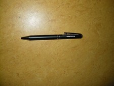 1 St. Kugelschreiber Metallkugelschreiber schwarz wertig  mit Werbung neu