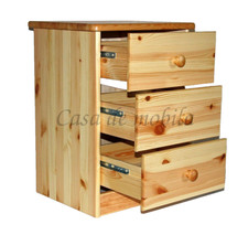 Nachtschrank 42x57x35cm mario - nachtschrank,