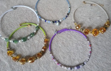 Perlen Modeschmuck Choker  x 5 St. Halsketten Halsschmuck Colie Damen